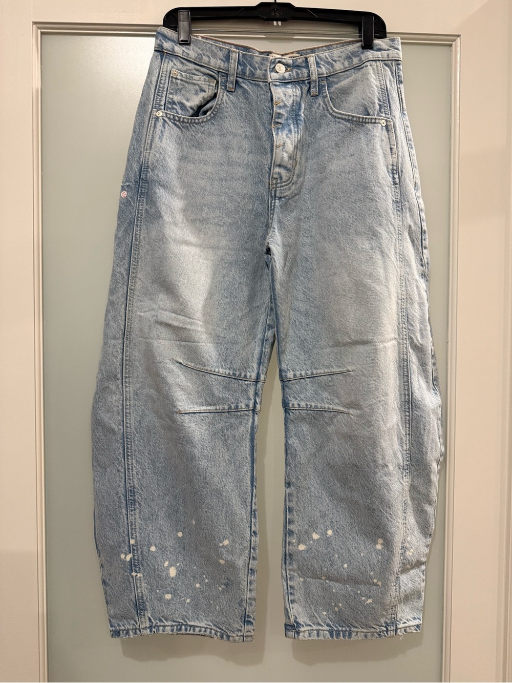 We The Free Good Luck Mid-Rise Barrel Jeans. Size 27s - sold out size/wash